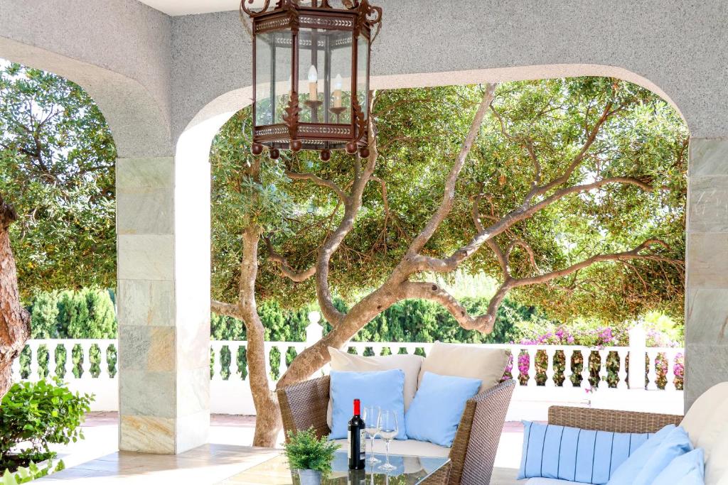 Vonkajšia záhrada v ubytovaní Villa Vita in Elviria