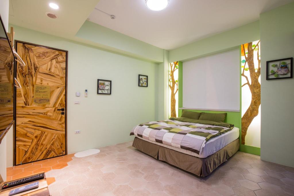 Letto o letti in una camera di 漫步山嵐 A walk in the mist