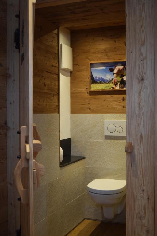 Koupelna v ubytování Chalet Heidi
