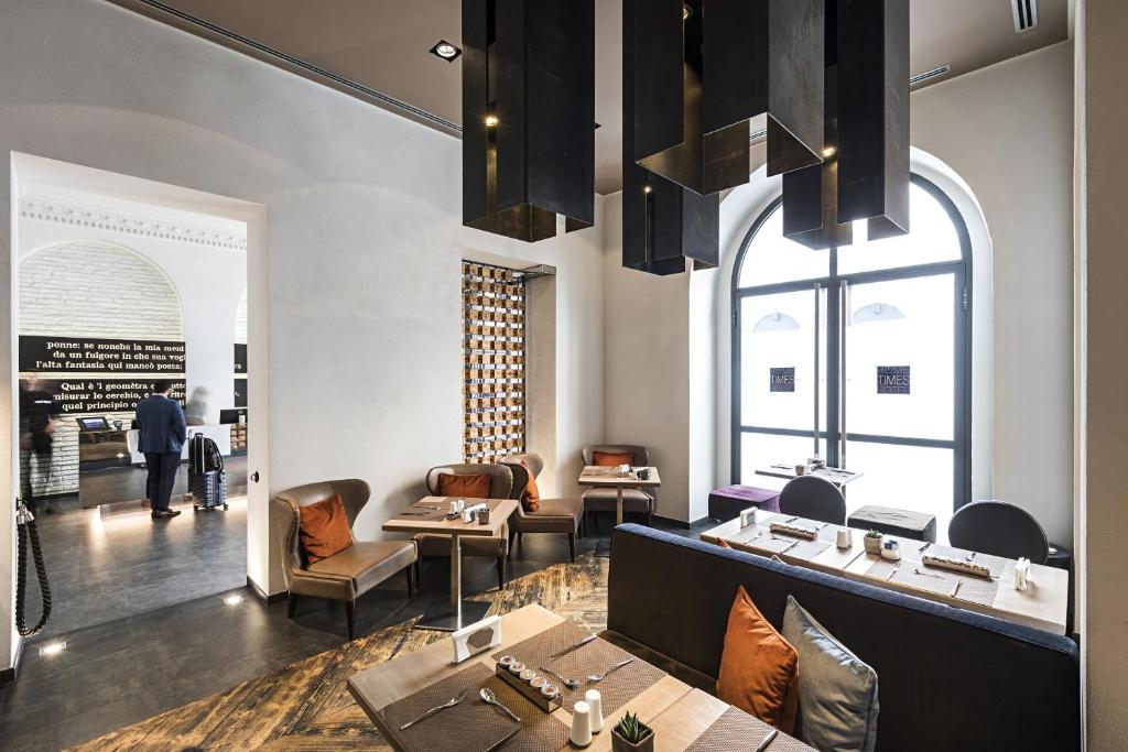 Posezení v ubytování Rome Times Hotel