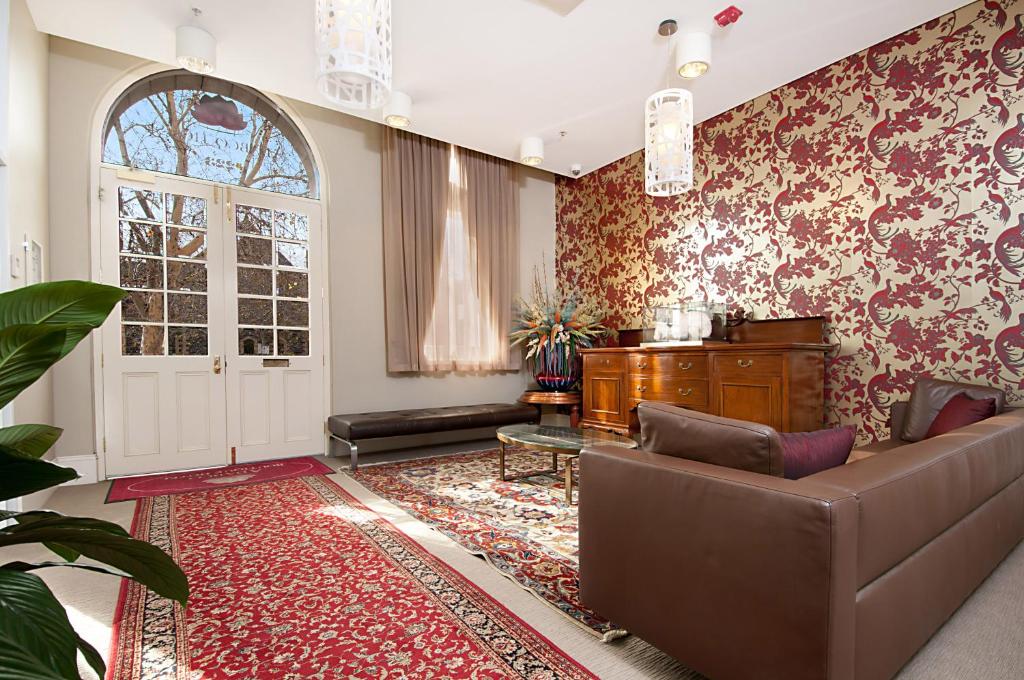 Posezení v ubytování Adabco Boutique Hotel Adelaide