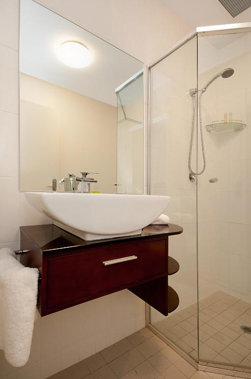Koupelna v ubytování Adabco Boutique Hotel Adelaide