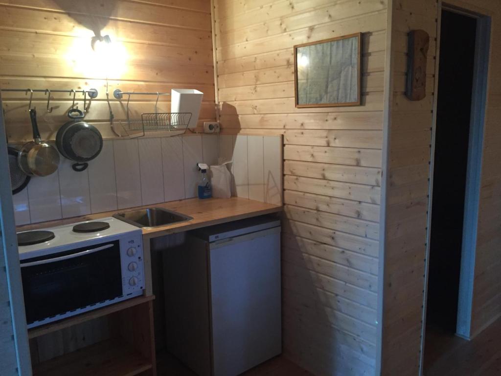 Kuchyň nebo kuchyňský kout v ubytování BIRK bed & birds