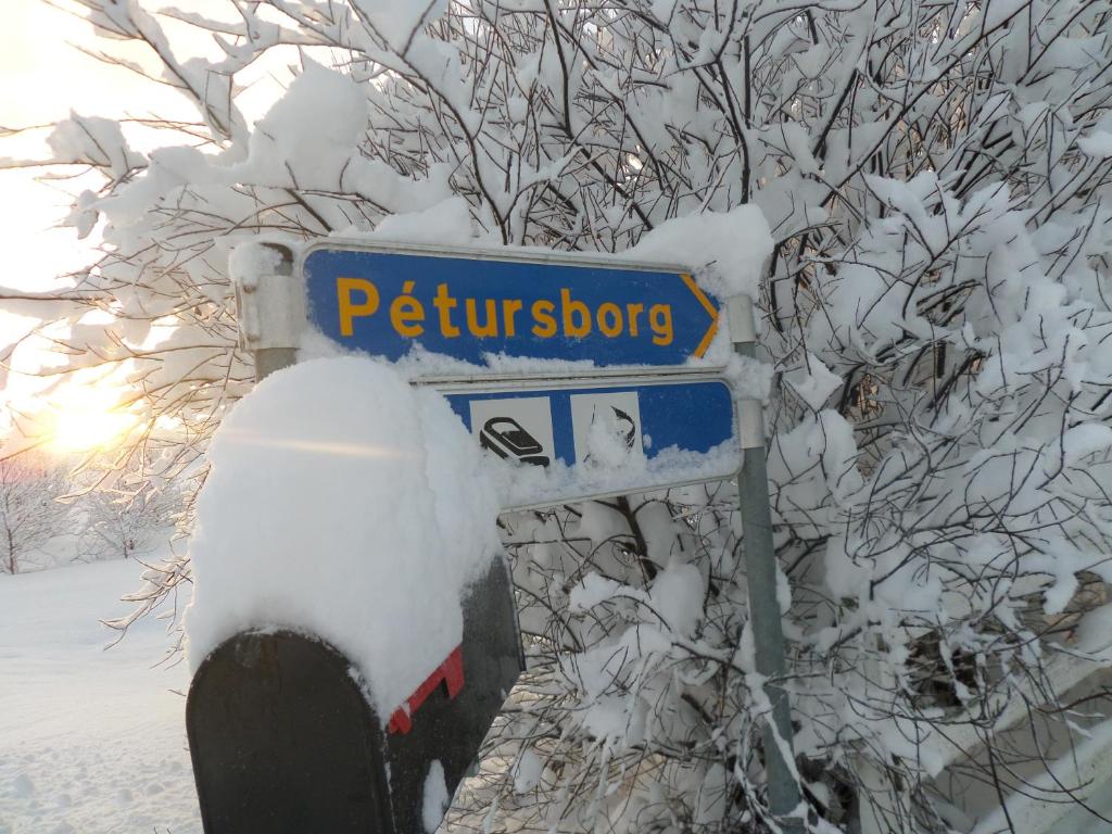 Guesthouse Pétursborg að vetri til