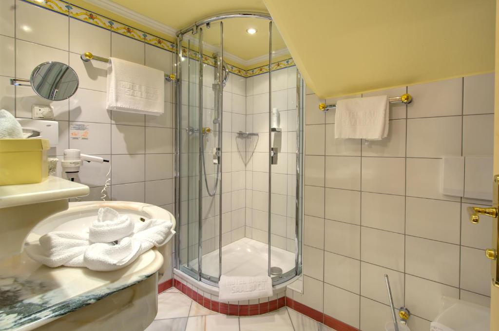 Vannituba majutusasutuses Boutique-Hotel Bauer