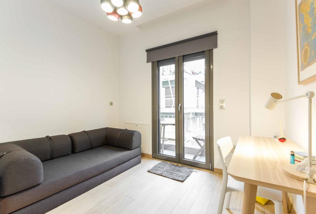 Posezení v ubytování Stylish 3-Bedroom Apartment & Terrace