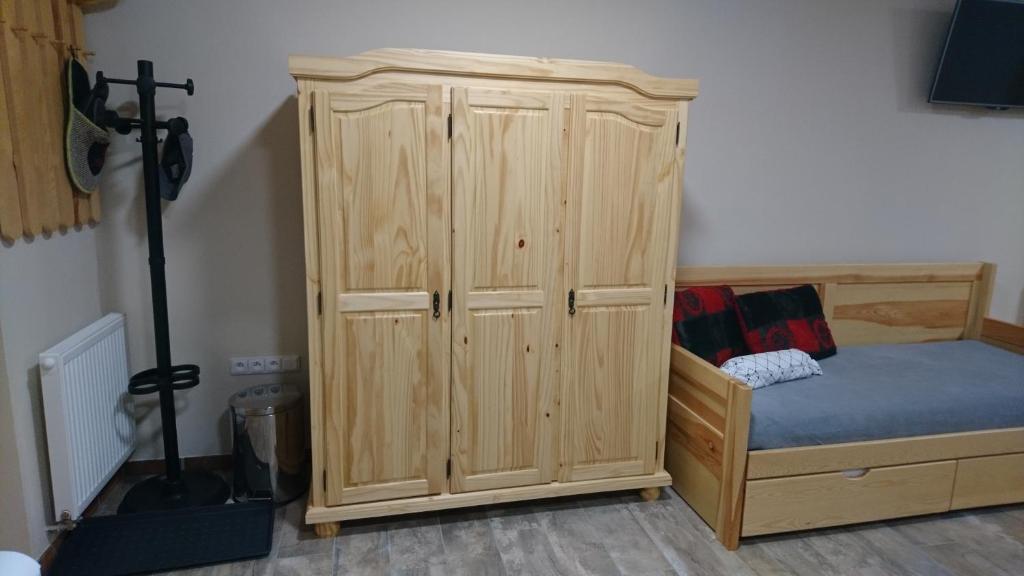 Postel nebo postele na pokoji v ubytování Apartmán Žamberk