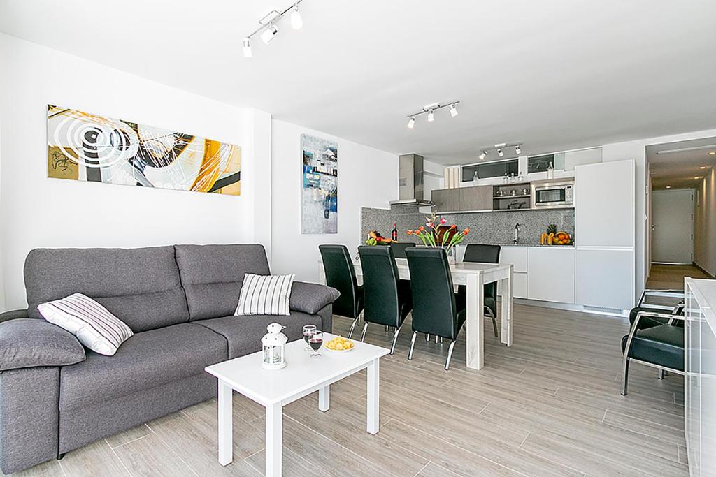 Kuchyň nebo kuchyňský kout v ubytování Apartment CB 2