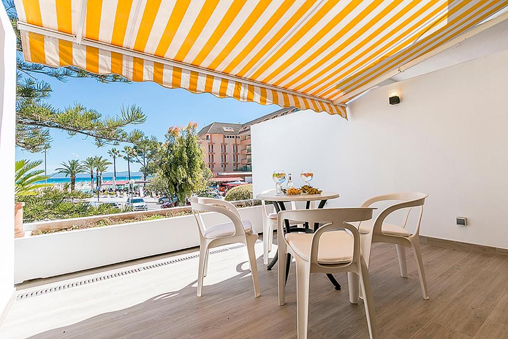 Balkón nebo terasa v ubytování Apartment CB 2