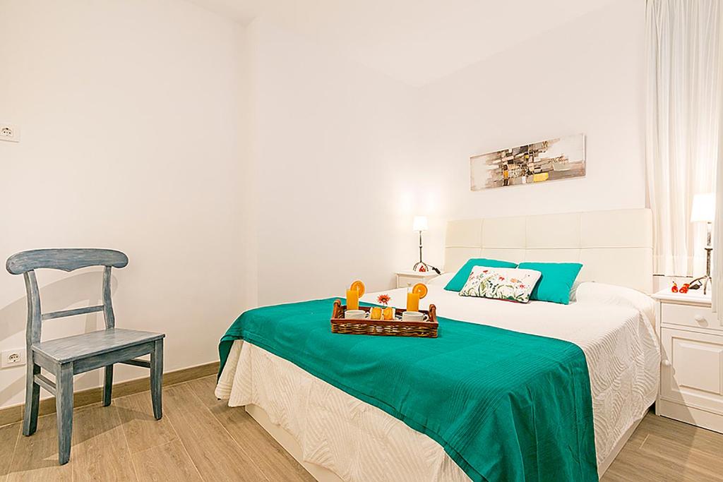 Postel nebo postele na pokoji v ubytování Apartment CB 2