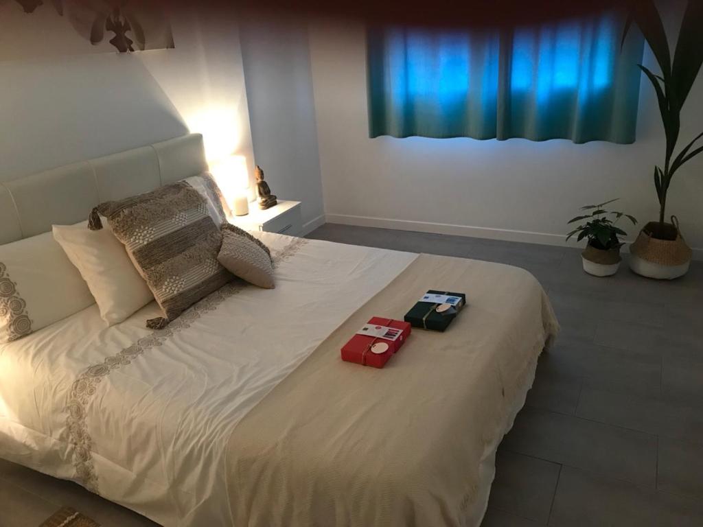 Cama o camas de una habitación en Apartamento Bristol Beach