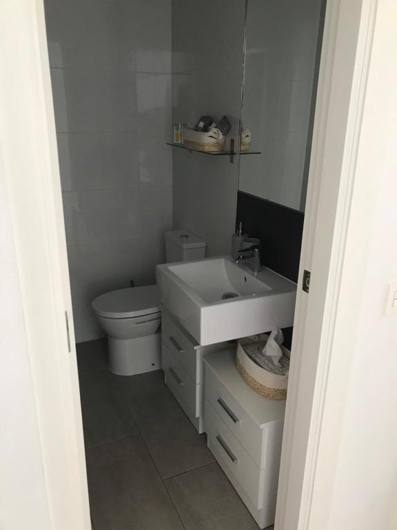 Koupelna v ubytování Apartamento Bristol Beach