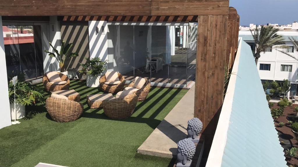 Zahrada ubytování Apartamento Bristol Beach