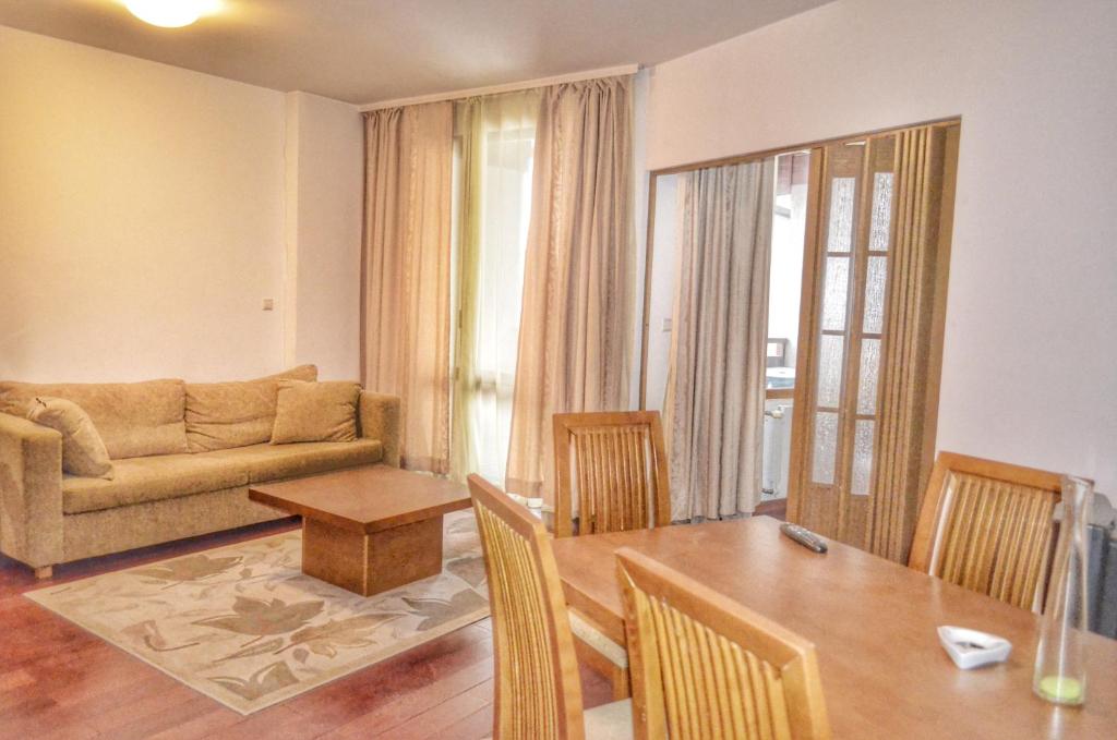 Posezení v ubytování Bellevue Residence Apartments