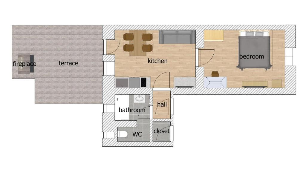 Prague Expat House - Apartment With Terrace
