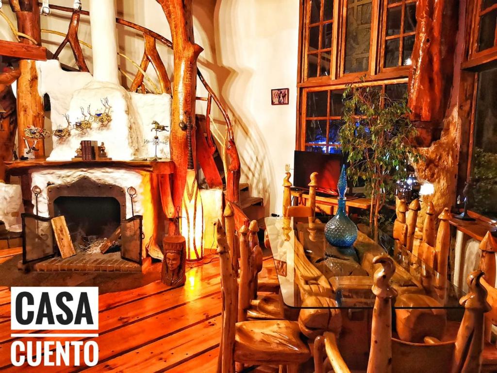 Posezení v ubytování Casa Cuento