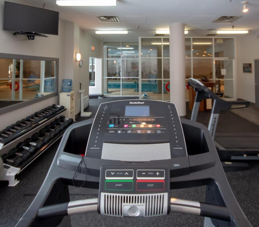 Fitness centrum a/nebo fitness zařízení v ubytování Le Grand Lodge Mont Tremblant