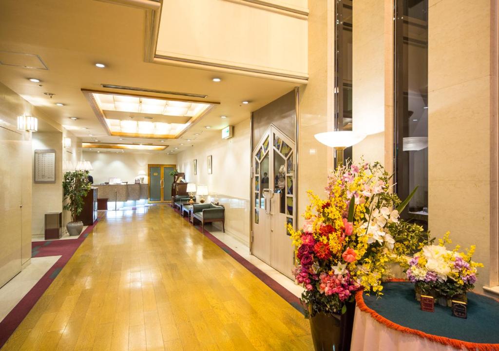 Vstupní hala nebo recepce v ubytování Hotel Claiton Esaka