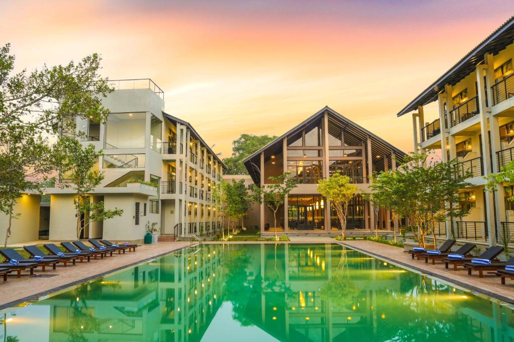 an image of a building with a swimming pool at Oak Ray Wild Yala in Tissamaharama