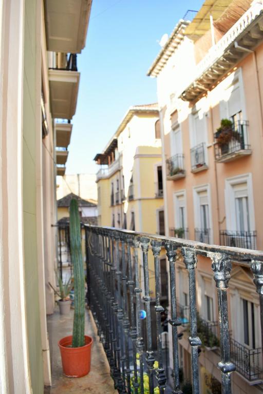 Un balcón o terraza de Pension Castil