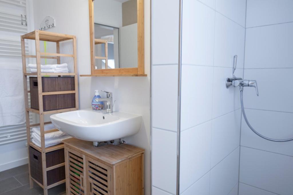 Koupelna v ubytování Ferienwohnung Stern