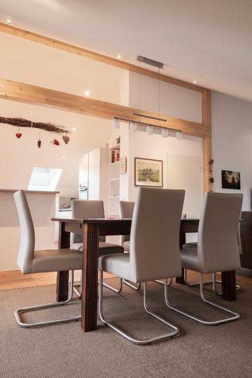 Posezení v ubytování Ferienwohnung Stern