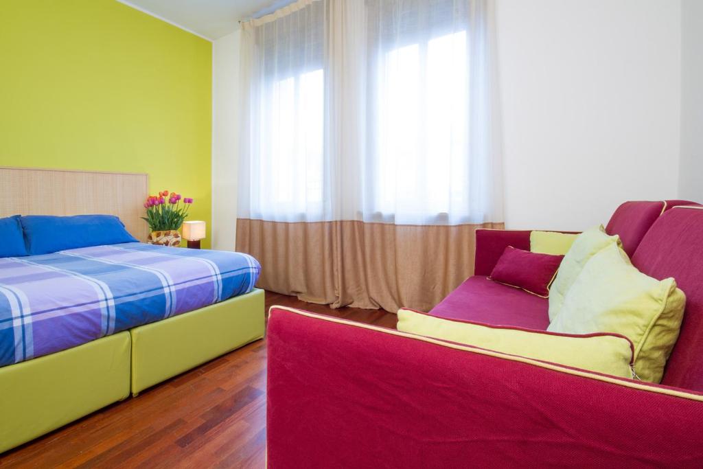 Postel nebo postele na pokoji v ubytování Casa Stucky