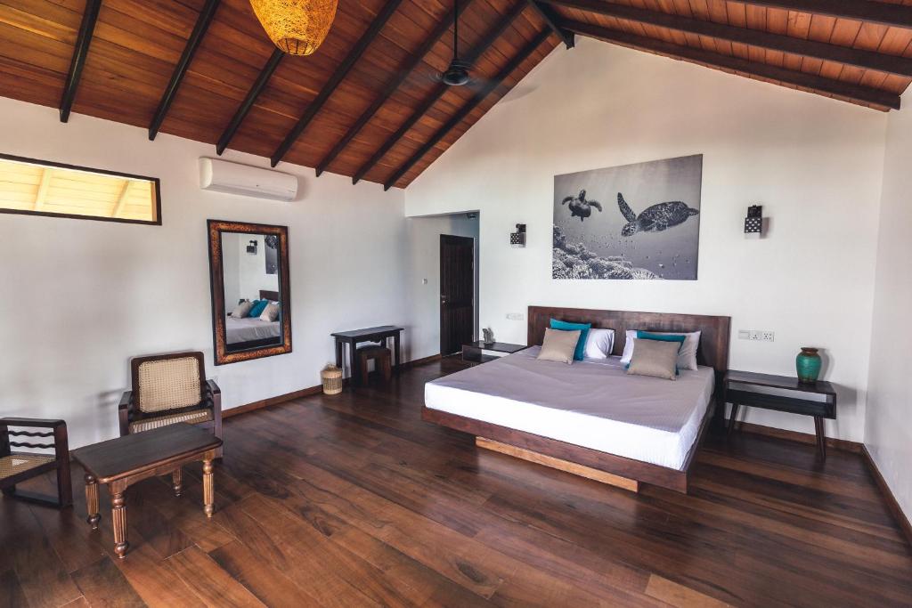 Letto o letti in una camera di OMIA
