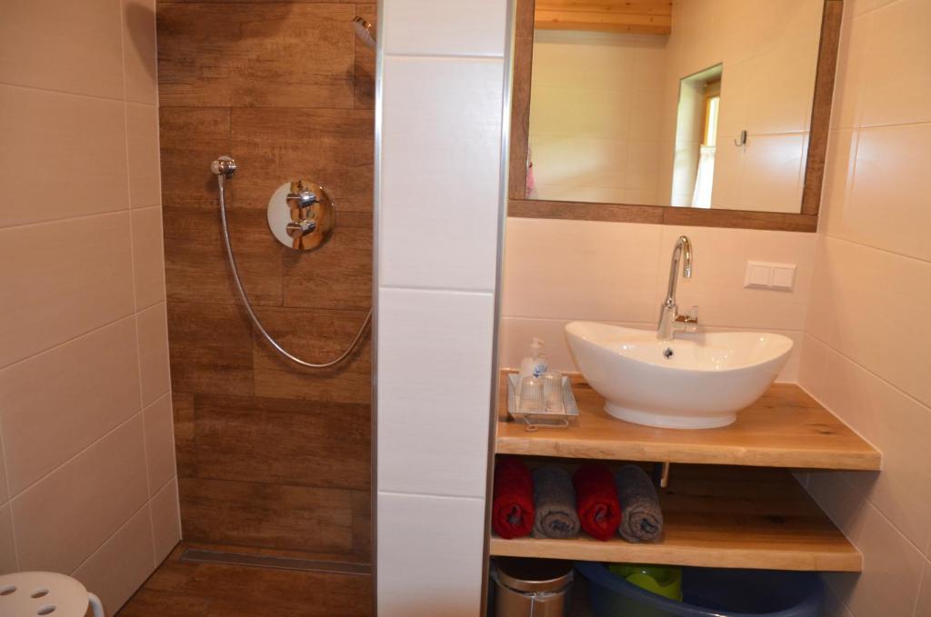 Koupelna v ubytování Ferienwohnung Familie Sigl - Rotlechner