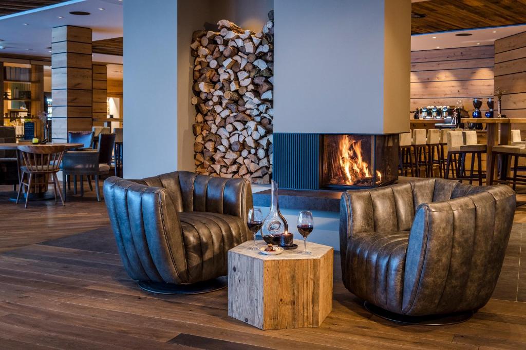 Posezení v ubytování Kaiserlodge