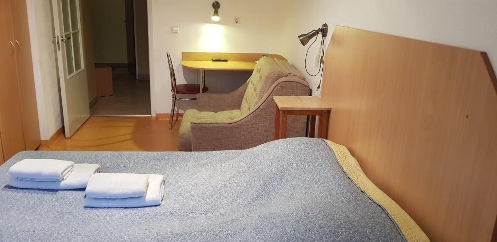 Postel nebo postele na pokoji v ubytování Velga