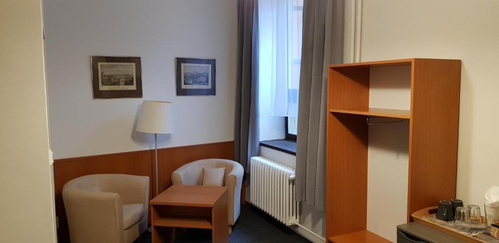 Posezení v ubytování Pension & Restaurace Na Rychtě