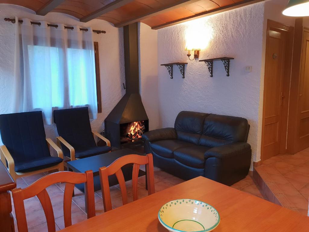 Posezení v ubytování Apartaments Can Bundanci