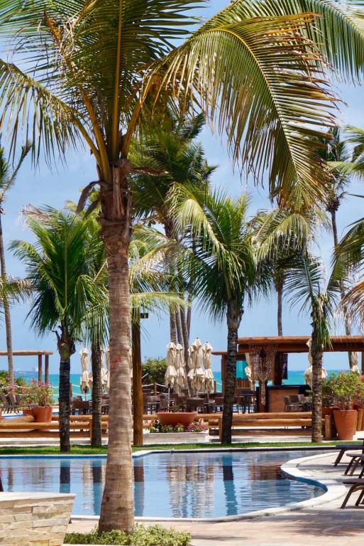 Bazén v ubytování Samoa Beach Resort nebo v jeho okolí