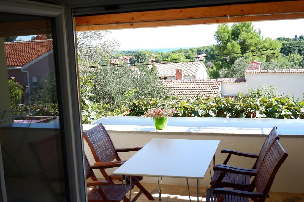 Balkón nebo terasa v ubytování Apartment Marija