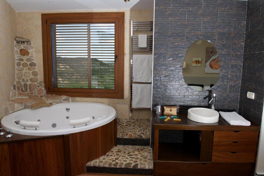 Koupelna v ubytování Hotel Posada Guadalupe