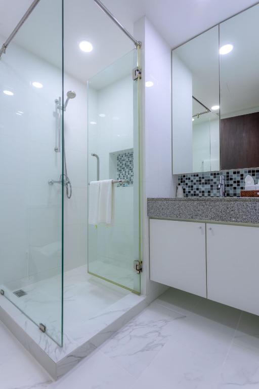 Koupelna v ubytování Citismart Luxury Apartments