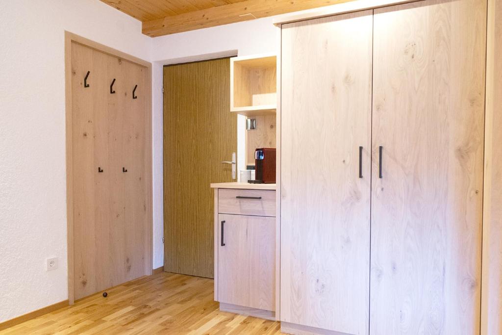 Kuchyň nebo kuchyňský kout v ubytování Haus Steinbock
