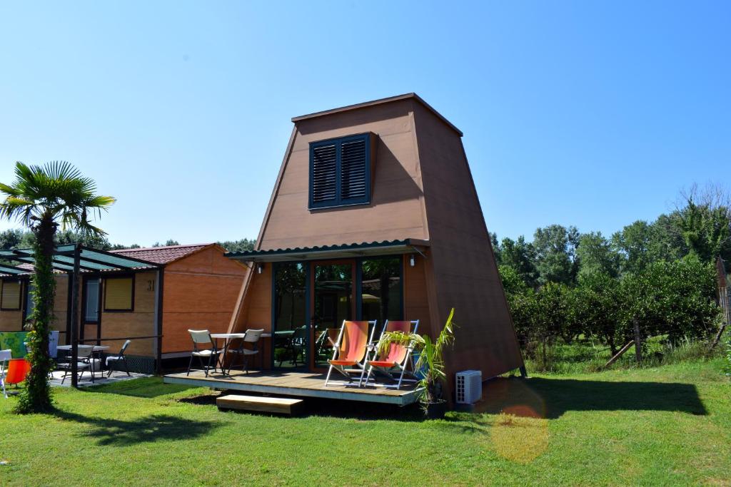 Zahrada ubytování Ethno Village Giovanni Trade