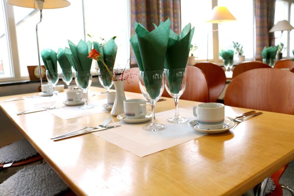 Restaurace v ubytování Laholms Vandrarhem