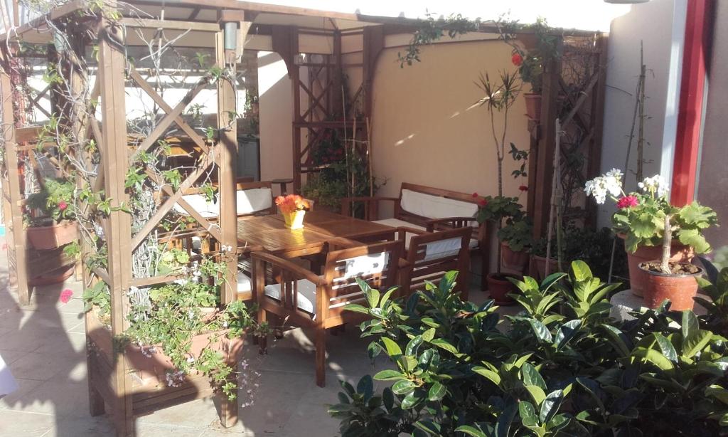 Vonkajšia záhrada v ubytovaní B&B del Lungomare