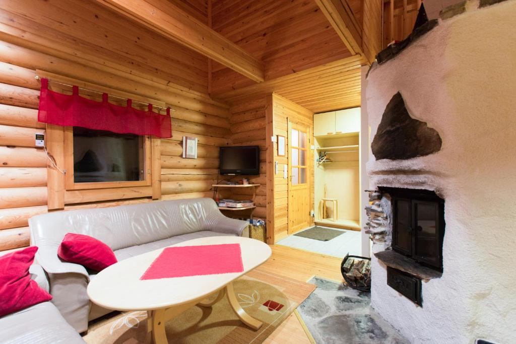Kuchyň nebo kuchyňský kout v ubytování Jänkäkolo Holiday Home