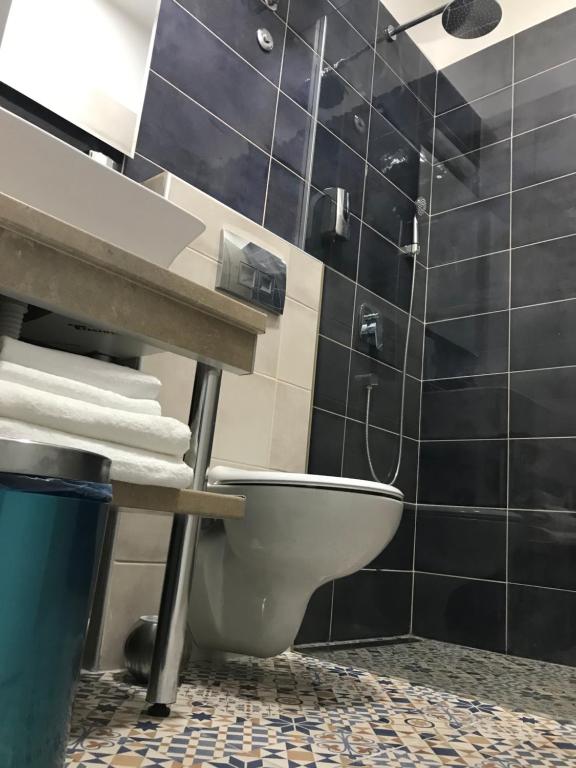Koupelna v ubytování Hostel Fine