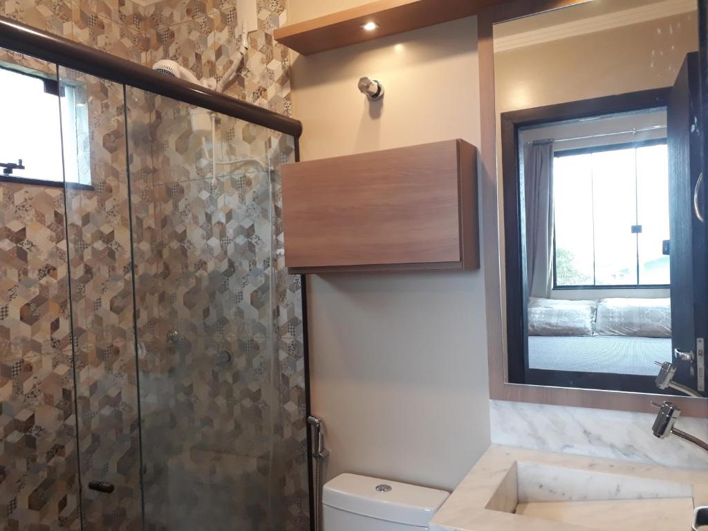  Casa Santinho - Vista para praia com churrasqueira