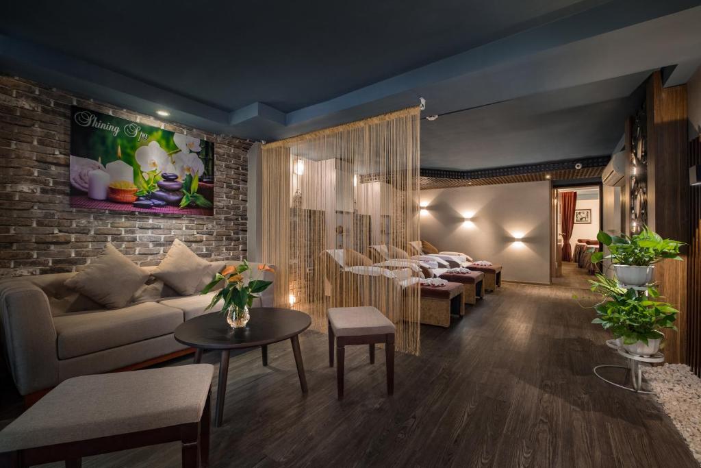 Posezení v ubytování Serene Boutique Hotel & Spa
