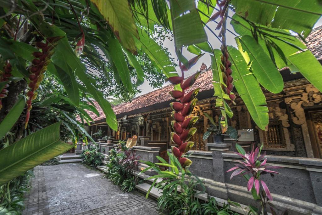 Zahrada ubytování Tegar Guest House Ubud