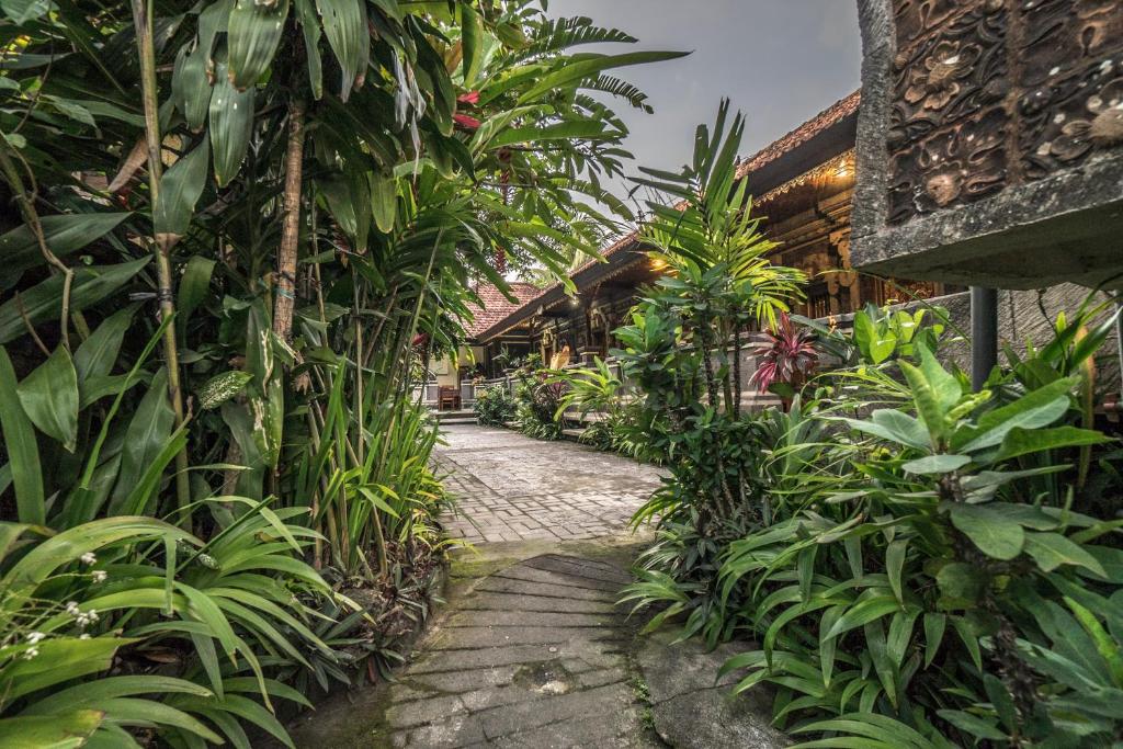 Zahrada ubytování Tegar Guest House Ubud