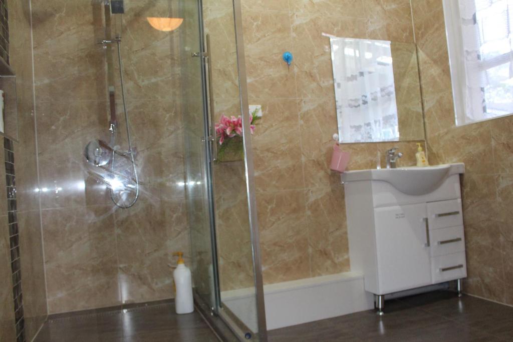 Koupelna v ubytování Mini Homestay