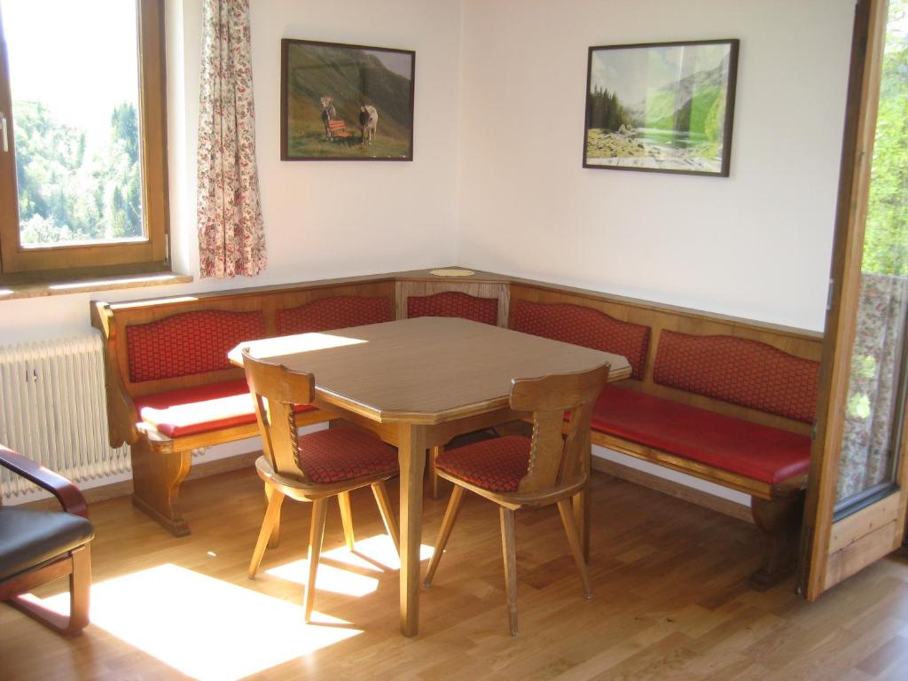 Posezení v ubytování Apartments Spiegl Holzmann