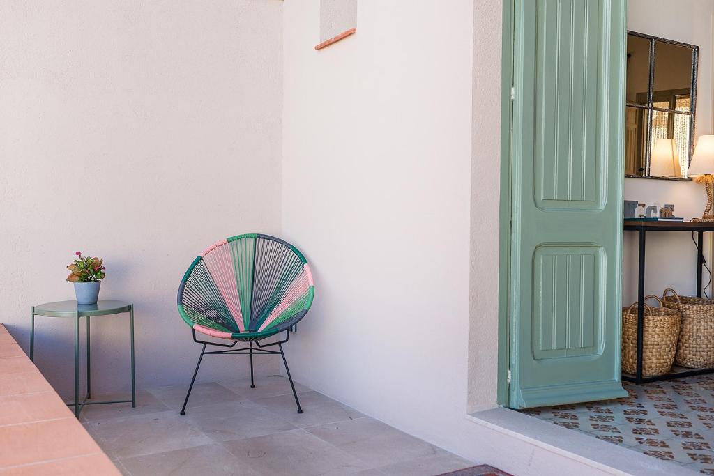Posezení v ubytování CASA DEL PI